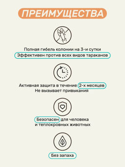 Гель от тараканов, туба 50 г
