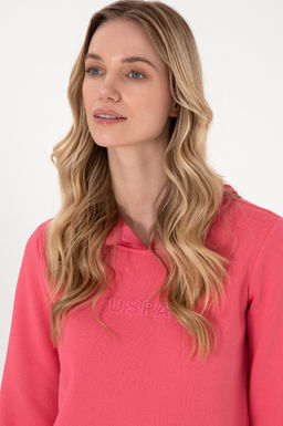 Kad_n Pembe Sweatshirt Sepette S_rpriz _ndirim - U.s. polo assn фото 2