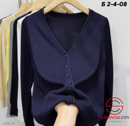 Кардиган женский однотонный