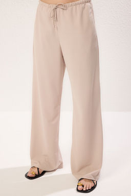 TRENDYOLMILLA Tas Straight Baglama Detayl? Esnek Orme Pantolon TWOSS25PL00072  фото 3