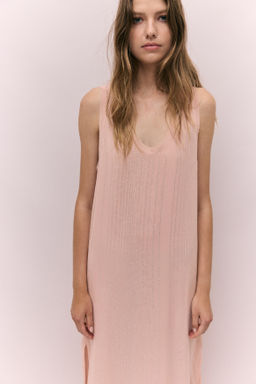 Vestido de gasa con strass - H&m фото 5
