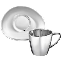 Чайная пара 2 пр. 200 мл 11*8,3*7,5 см "Серебро"