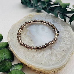 Браслет из Раухтопаза, 5,5 мм, Бразилия