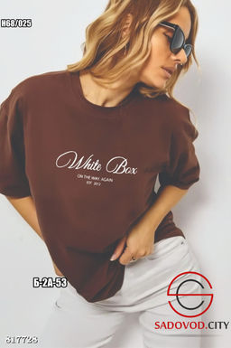 Футболка оверсайз женская