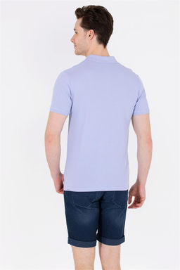 U. S. Polo Assn Мужская синяя базовая футболка с воротником-поло - U.s. polo assn фото 12