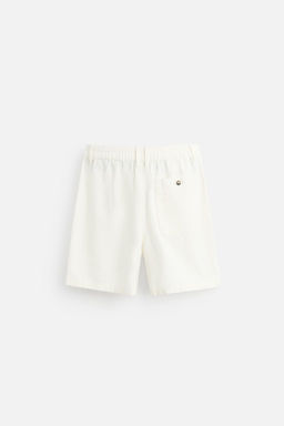 LINEN/COTTON BERMUDA SHORTS - Zara фото 7
