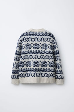 PRINTED WOOL JUMPER - Zara фото 2