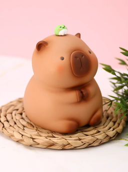 Копилка "Capybara Frog Friend", 15 см