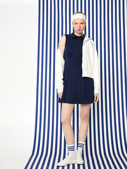 Polo Yaka Mini Elbise