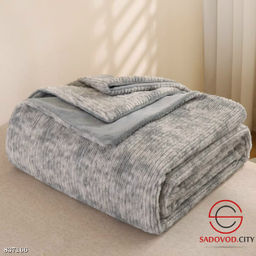 Плед на кровать из норковой нити