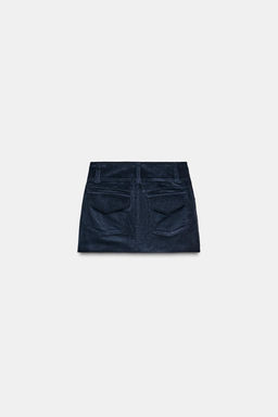 CORDUROY MINI SKIRT - Zara фото 13