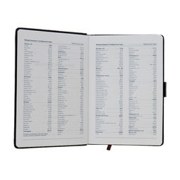 Ежедневник недатированный А5, 140 листов в клетку, с хлястиком, обложка кожзам, МИКС - Simaland фото 4