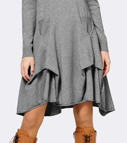 Платье, серое - Linea tesini фото 5