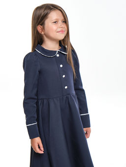 Платье для девочки в школу синее	 UD 7491 синий - Mini maxi фото 7