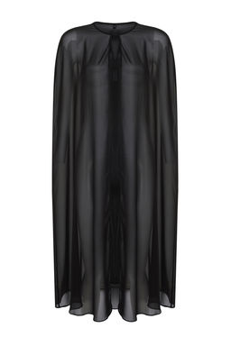 Siyah Dokuma Sifon Bluz TPRSS24BZ00035 - Trendyolmilla фото 7