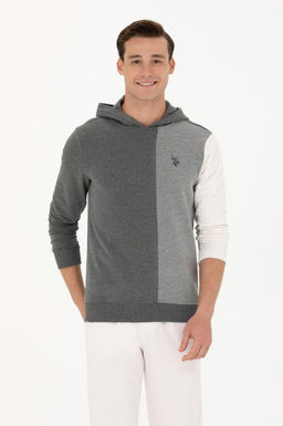 U. S. Polo Assn Мужской свитшот антрацитового меланжа - U.s. polo assn фото 16