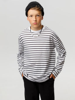 КБ 302926/белый Н113_2 лонгслив (футболка дл.рукав) подр