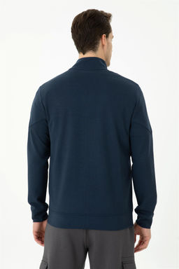 Мужской темно-синий вязаный кардиган Неожиданная скидка в корзине - U.s. polo assn фото 5