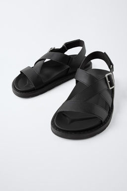 SANDALS WITH BUCKLES - Zara фото 9