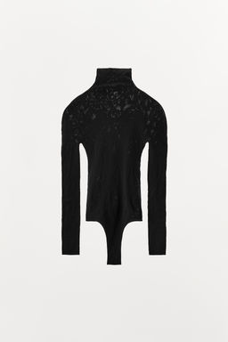 SEAMLESS LACE BODYSUIT - Zara фото 12