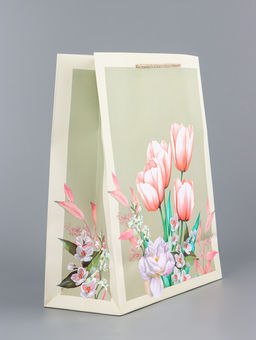 Цена за 2 шт. Пакет подарочный ламинированный вертикальный Магия красоты, 26?12?32 см