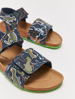 Bask?l? C?rt C?rtl? Erkek ?ocuk Sandalet - Waikiki фото 3