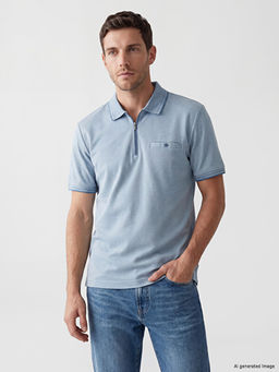 Polo Yaka Dokulu Erkek Ti??rt