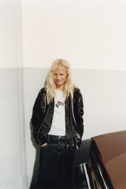 FAUX LEATHER BOMBER JACKET - Zara фото 2