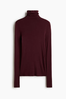 Top de algod?n pima con cuello perkins