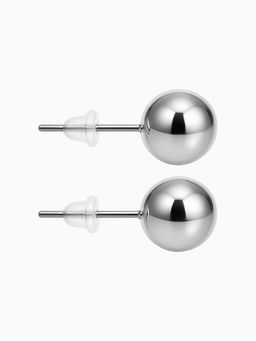 Набор 2 предмета: серьги, чокер «Обруч» сердце, цвет серебро