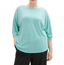 Блузка с рукавами 3/4, цвета бирюзы - Tom tailor фото 5