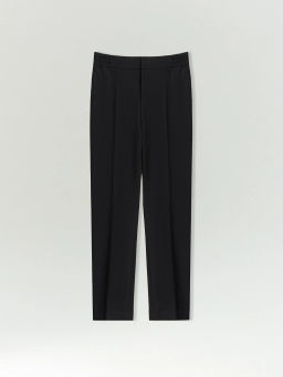 Брюки зауженного кроя с защипами, D333/monk - Emka фото 5