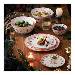 Миска сервировочная Walmer Christmas, 1.36 л, цвет красный  фото 2