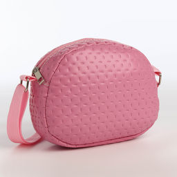 Сумка детская на молнии, цвет малиновый