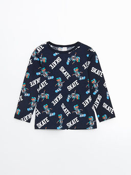 Bisiklet Yaka Erkek ?ocuk Pijama Tak?m? - Waikiki фото 2