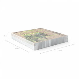 Цена за 5 шт. Тетрадь общая ученическая ErichKrause Russian Folk, Геометрия, 48 листов, клетка, крафт-картон  фото 6