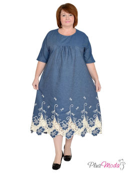 Платье Модель №597 размеры 44-82 - Plusmoda фото 2