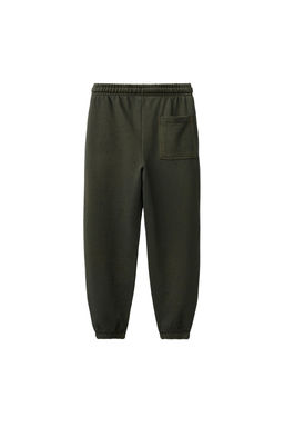 PANTAL?N FELPA JOGGER GARMENT DYE / Verde - Zara фото 3