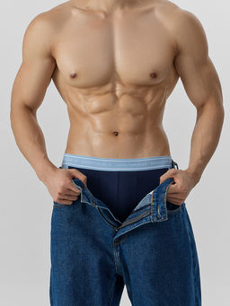 Цена за 2 штуки! Трусы боксеры мужские синие - Mark formelle фото 6