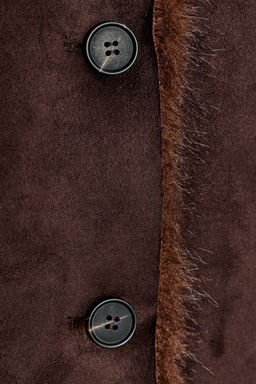 REVERSIBLE DOUBLE-FACED FAUX FUR JACKET - Zara фото 15