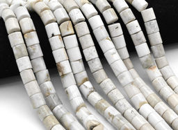Бусины из агата цилиндр 11*11мм, 38см, 36 бусин Радуга камня