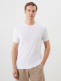 Bisiklet Yaka K?sa Kollu Erkek Ti??rt - Waikiki фото 4