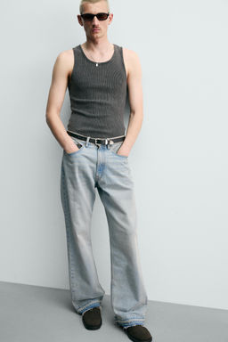 CAMISETA TANK PUNTO RIB / Negro - Zara фото 7
