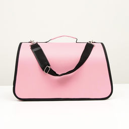 Сумка - переноска для животных Воздушный поцелуй, каркасная, размер L, 53 х 21 х 29 см, розовая 69 - Пижон фото 3