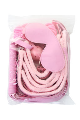 Набор для ролевых игр Eromantica BDSM Nice, розовый  фото 12