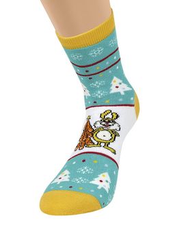 MINI INVERNO 3300-7 (кот, заяц, такса) NEW YEAR - acqua - Minimi фото 3