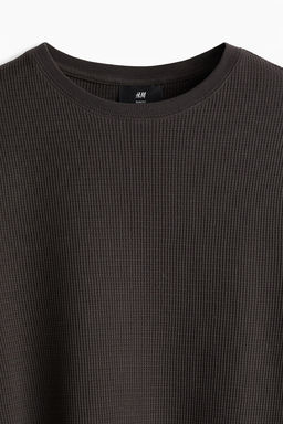 Camiseta en punto gofrado Slim Fit - H&m фото 7
