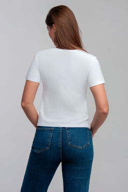 Арт. 3750 Футболка женская 42-50 (5 шт) Цвет:белый - Калинка фото 19