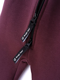 Комбинезон с клапаном и капюшоном Марсала утепленный - Bungly фото 4