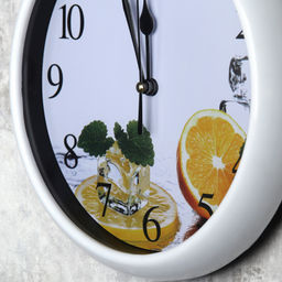 Цена за 1 шт. Часы настенные 20 см / 530F /уп 60/ - Галеонтрейд фото 5